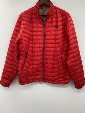 The North Face Men's Red Quilted Puffer Jacket